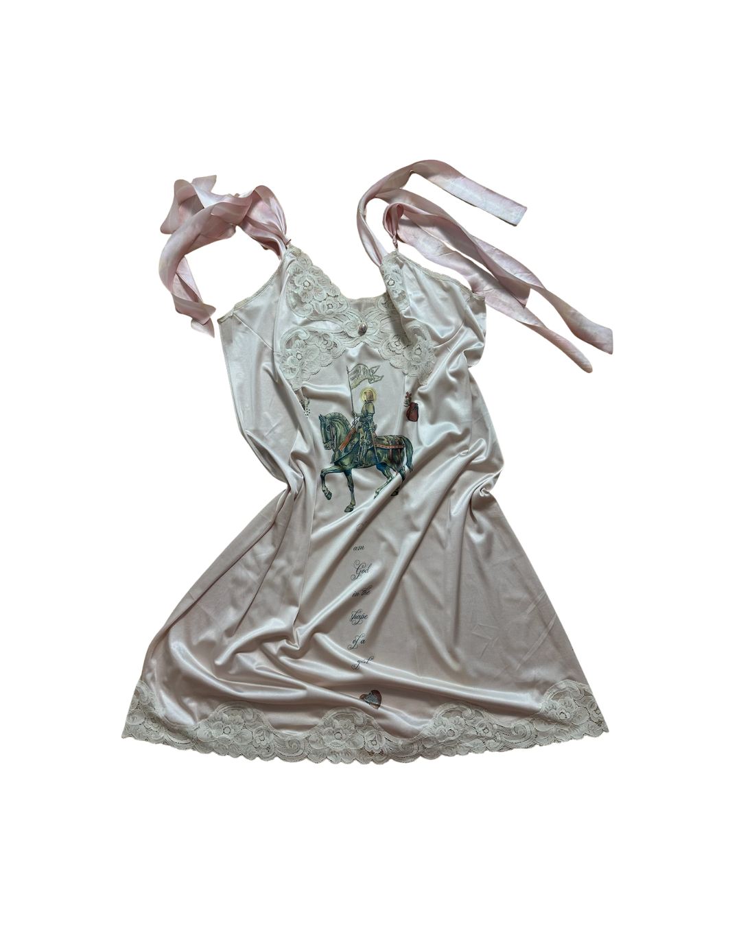 Pink Joan of Arc Slip Dress