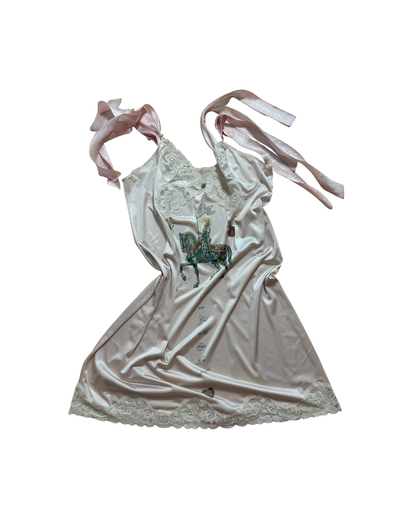 Pink Joan of Arc Slip Dress
