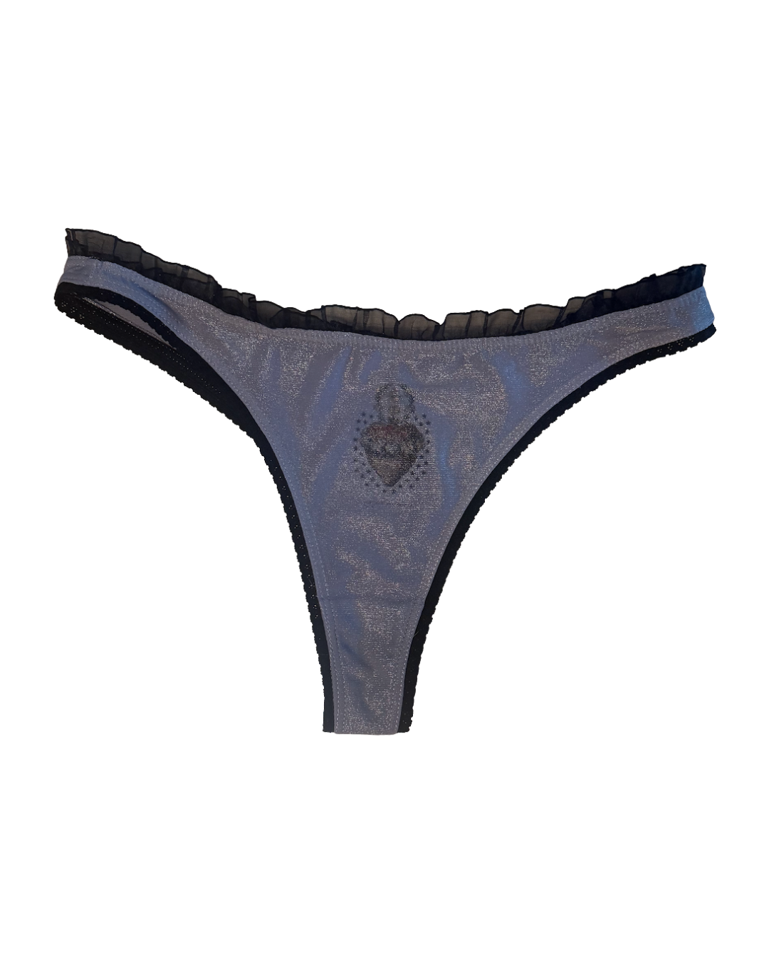 Sparkly Sacred Heart Thong
