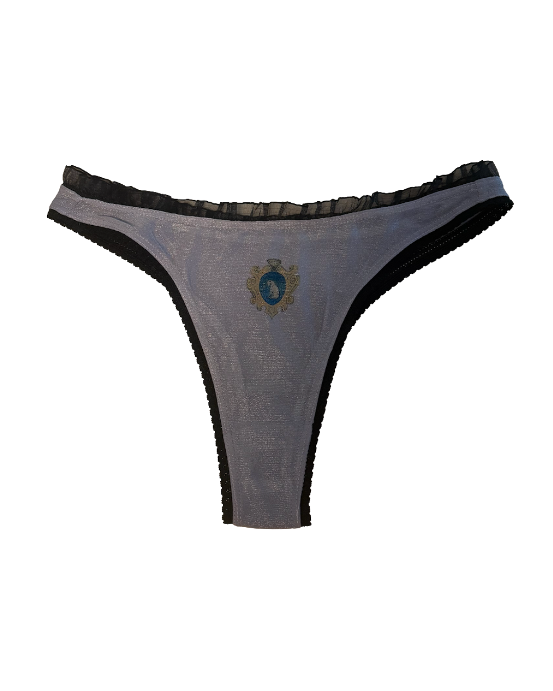 Sparkly Unicorn Emblem Thong