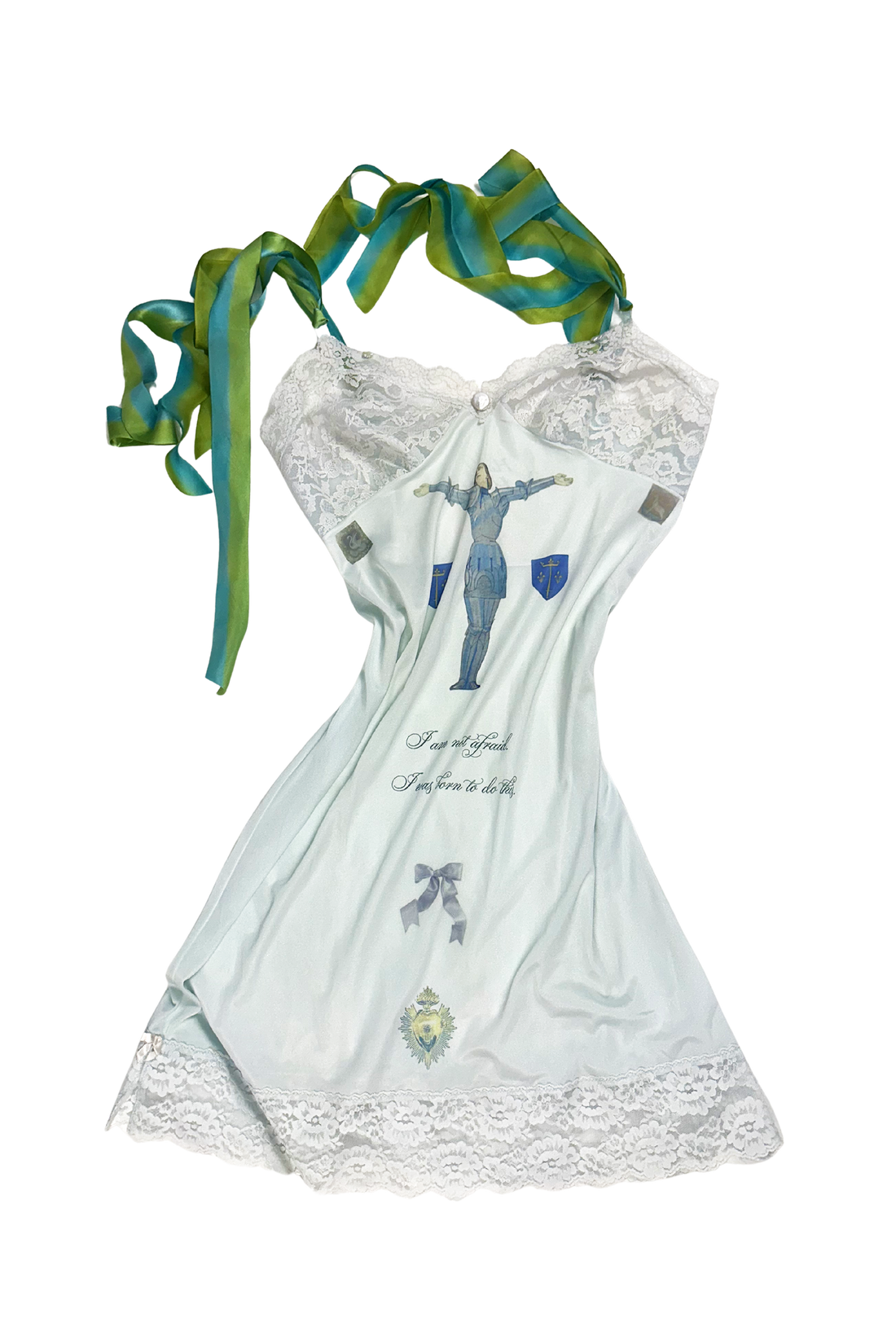 Blue I Am Not Afraid Dress