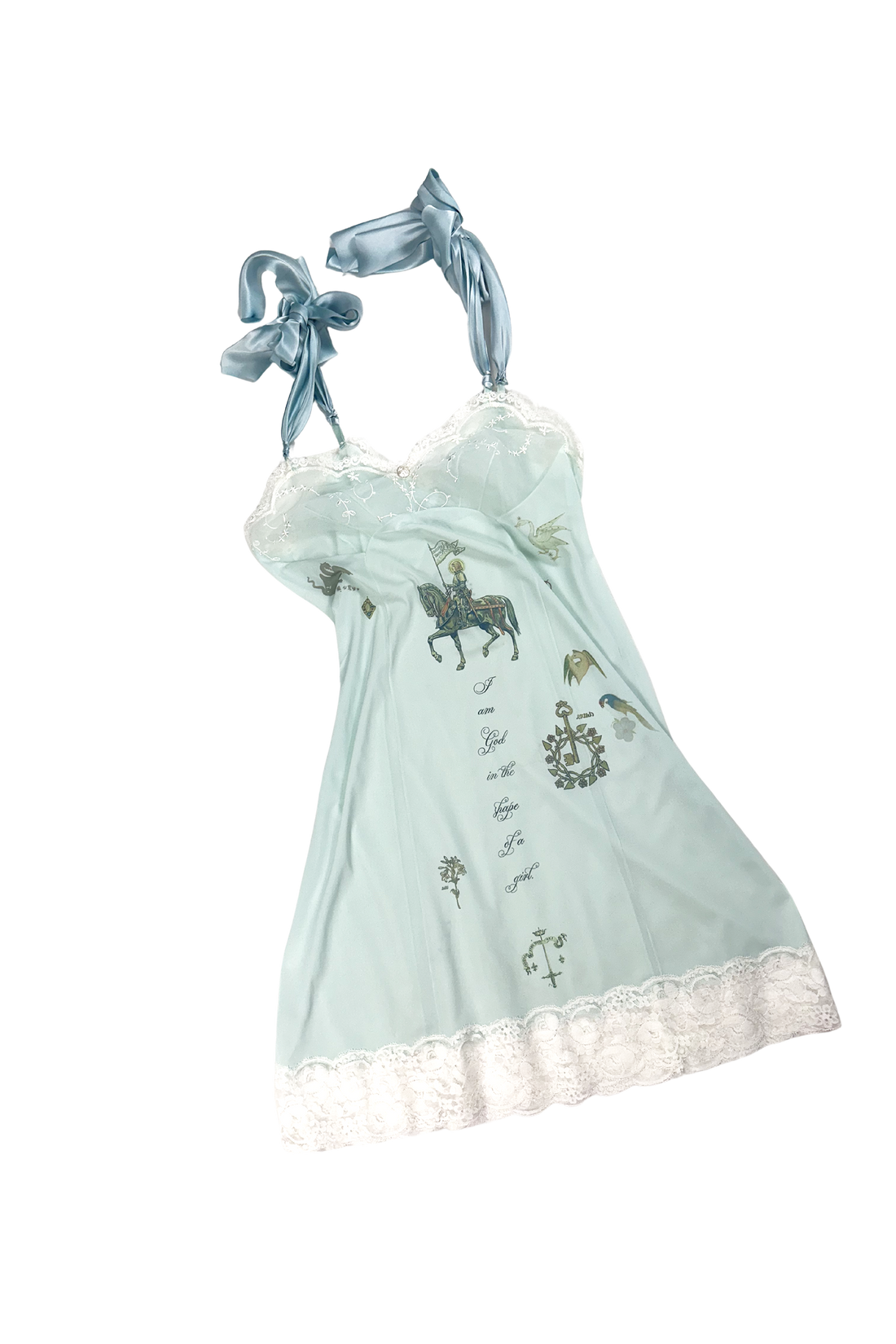 Blue Joan of Arc Dress