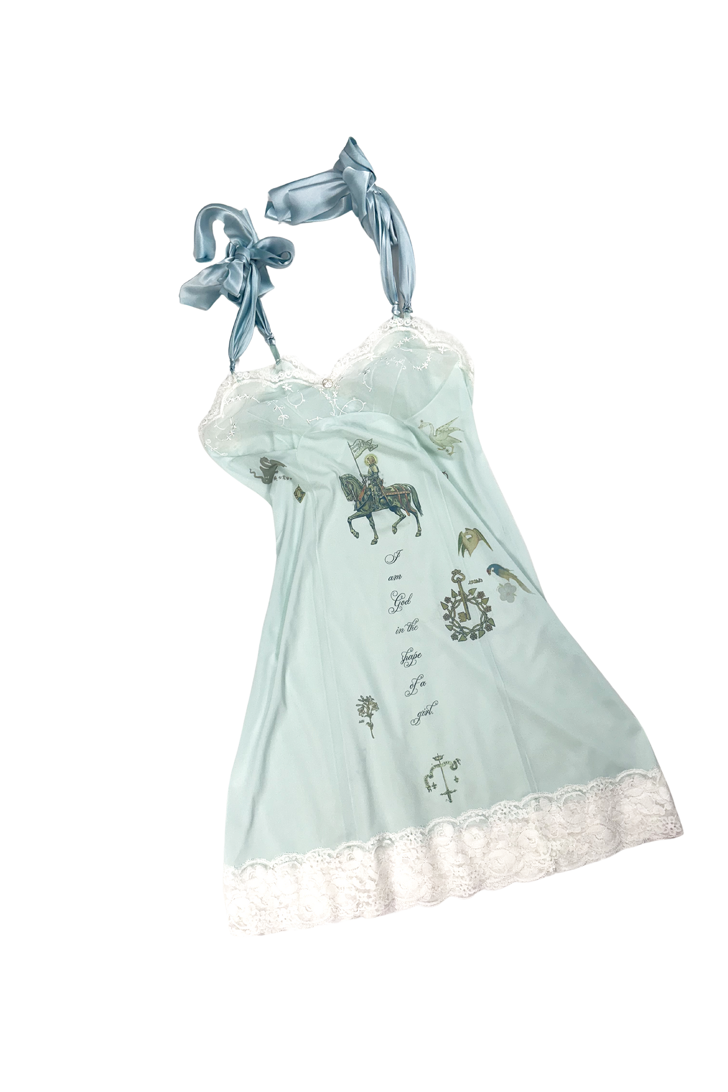 Blue Joan of Arc Dress