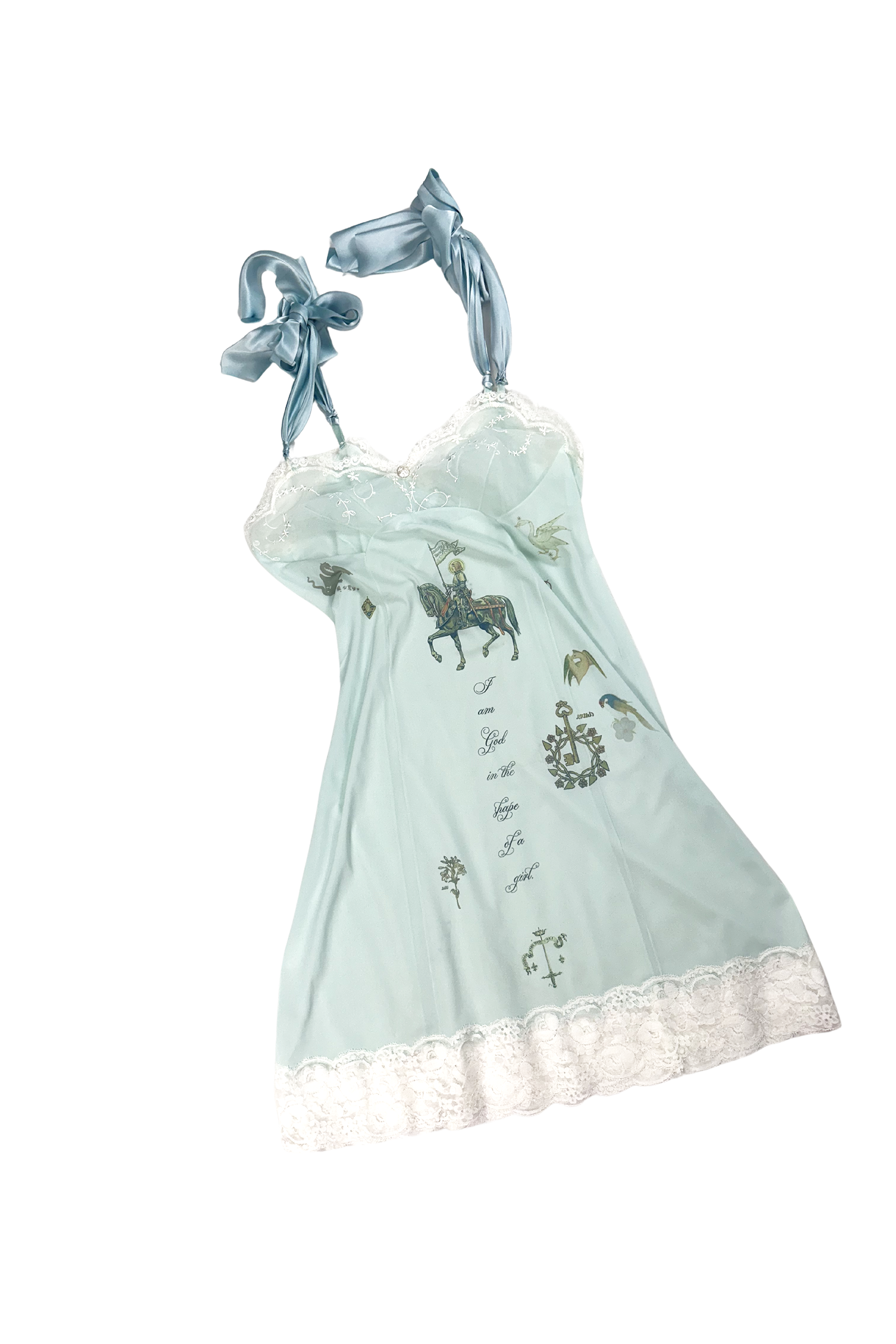 Blue Joan of Arc Dress