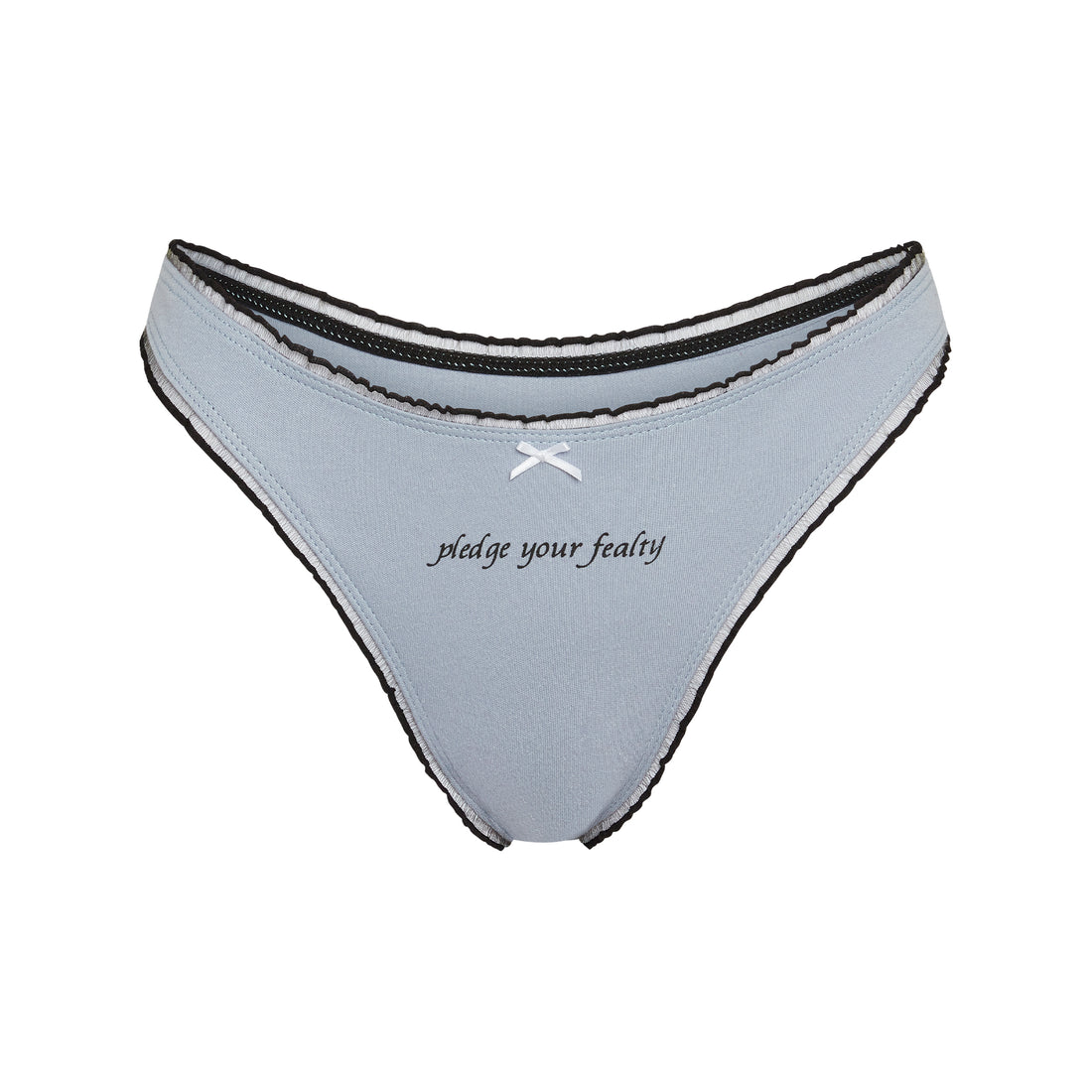 Blue Pledge Your Fealty Thong
