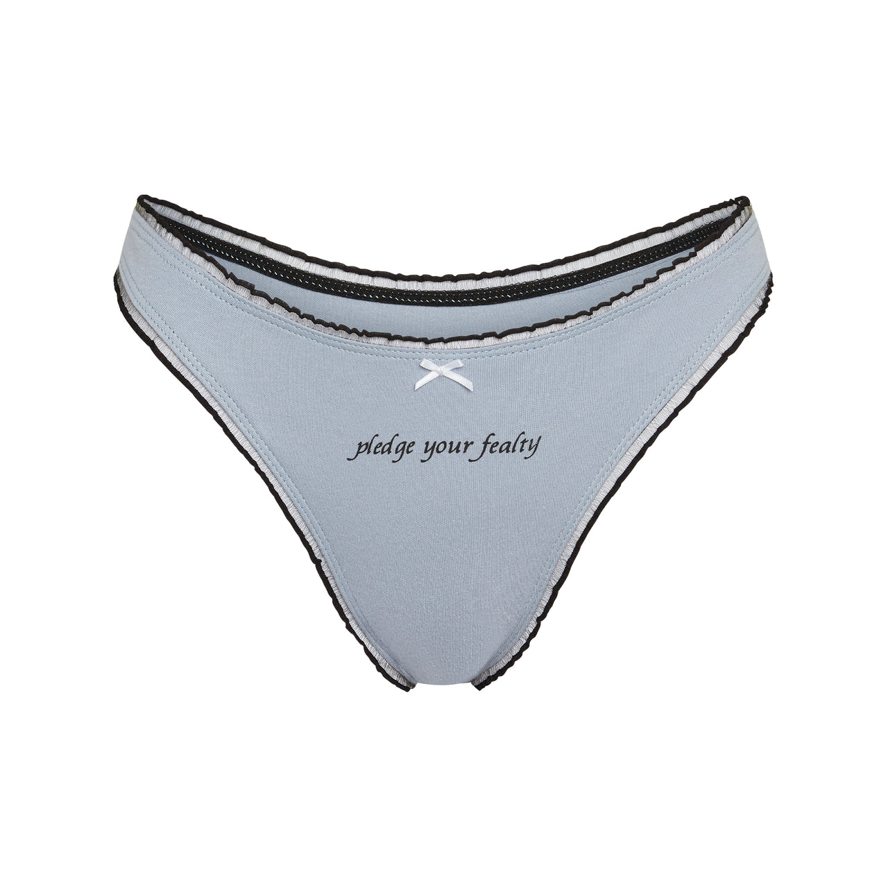Blue Pledge Your Fealty Thong