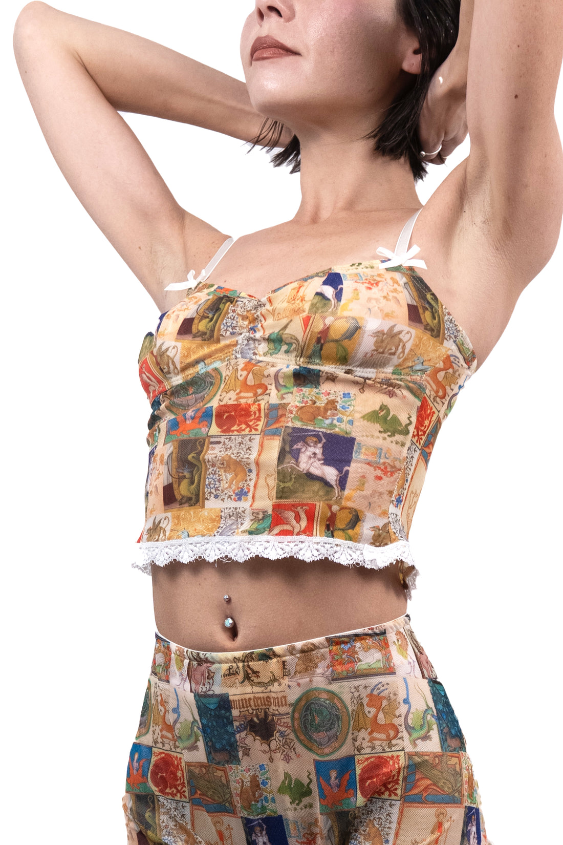 Sweetheart Neckline Bestiary Cami