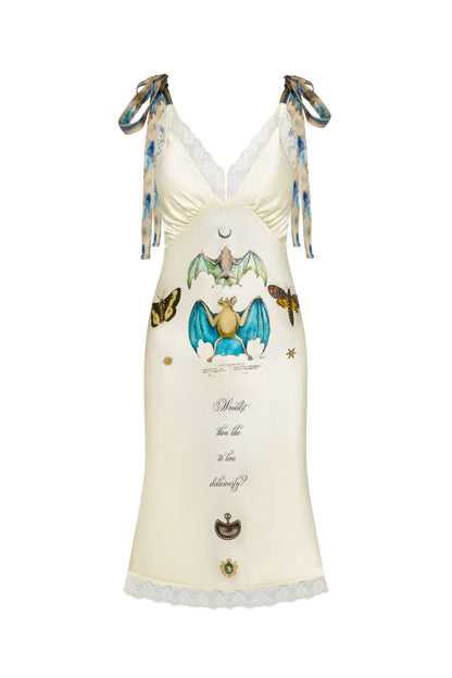 Silk Live Deliciously Dress in Ivory