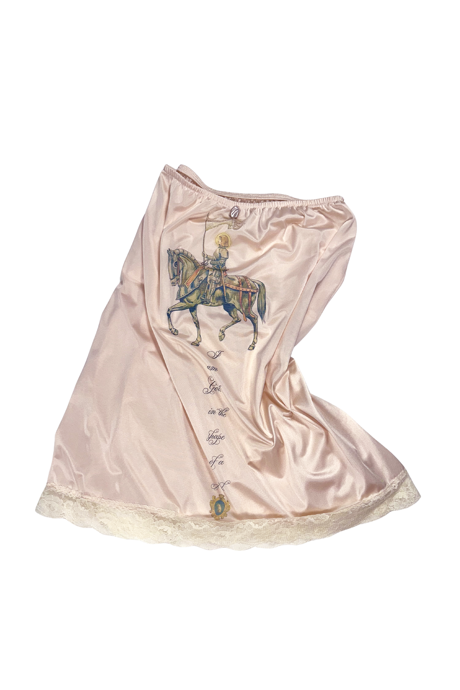Pink Joan of Arc Slip Skirt
