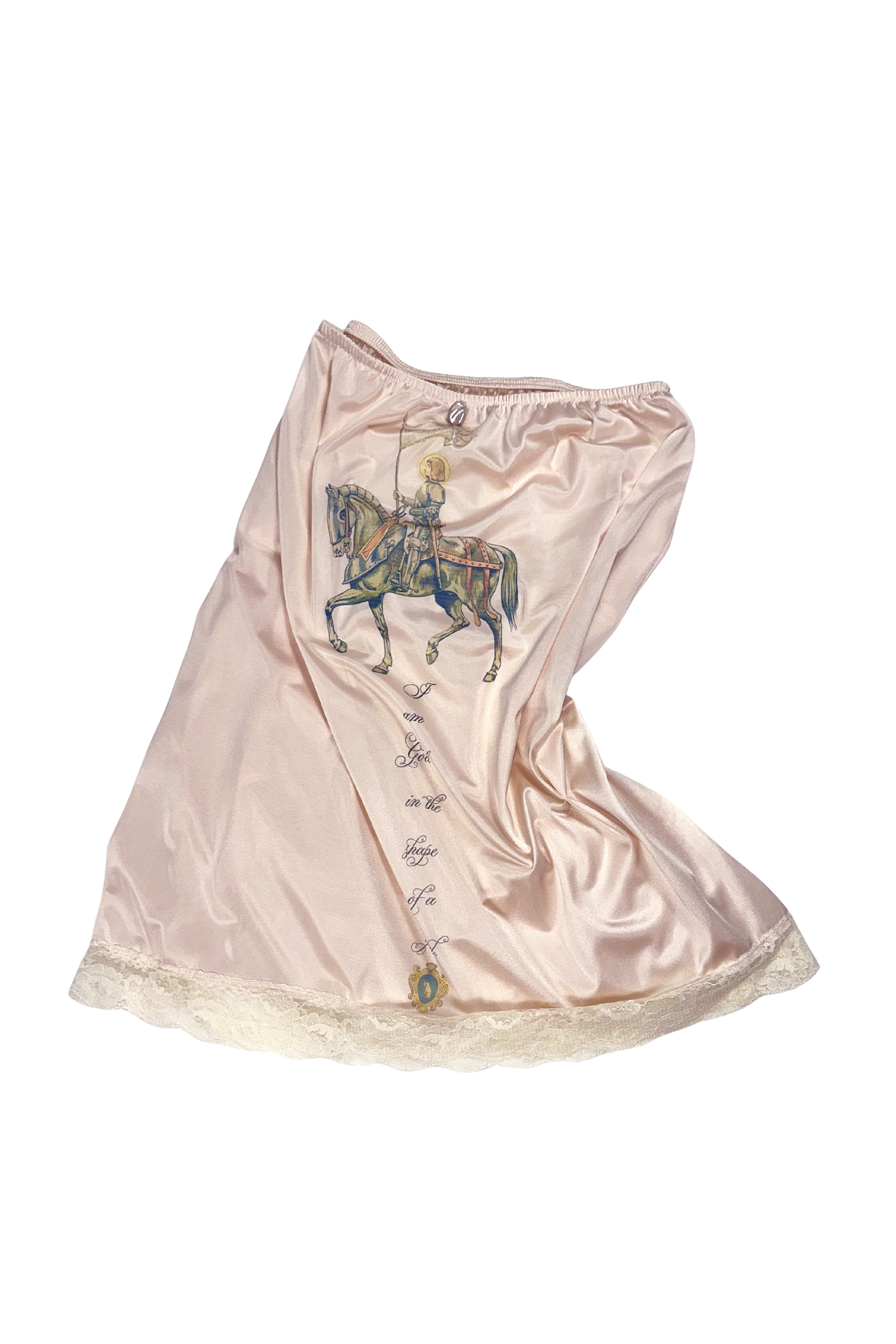 Pink Joan of Arc Slip Skirt