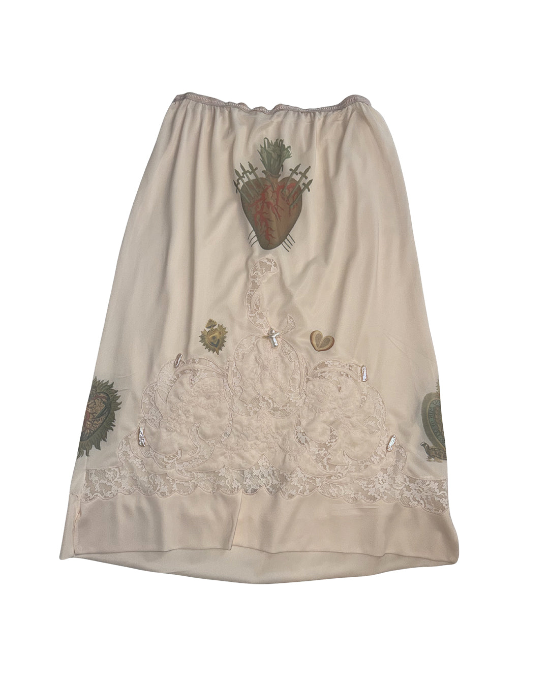 Sacred Heart Slip Skirt 