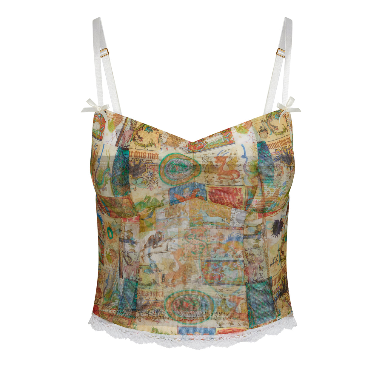 Sweetheart Neckline Bestiary Cami