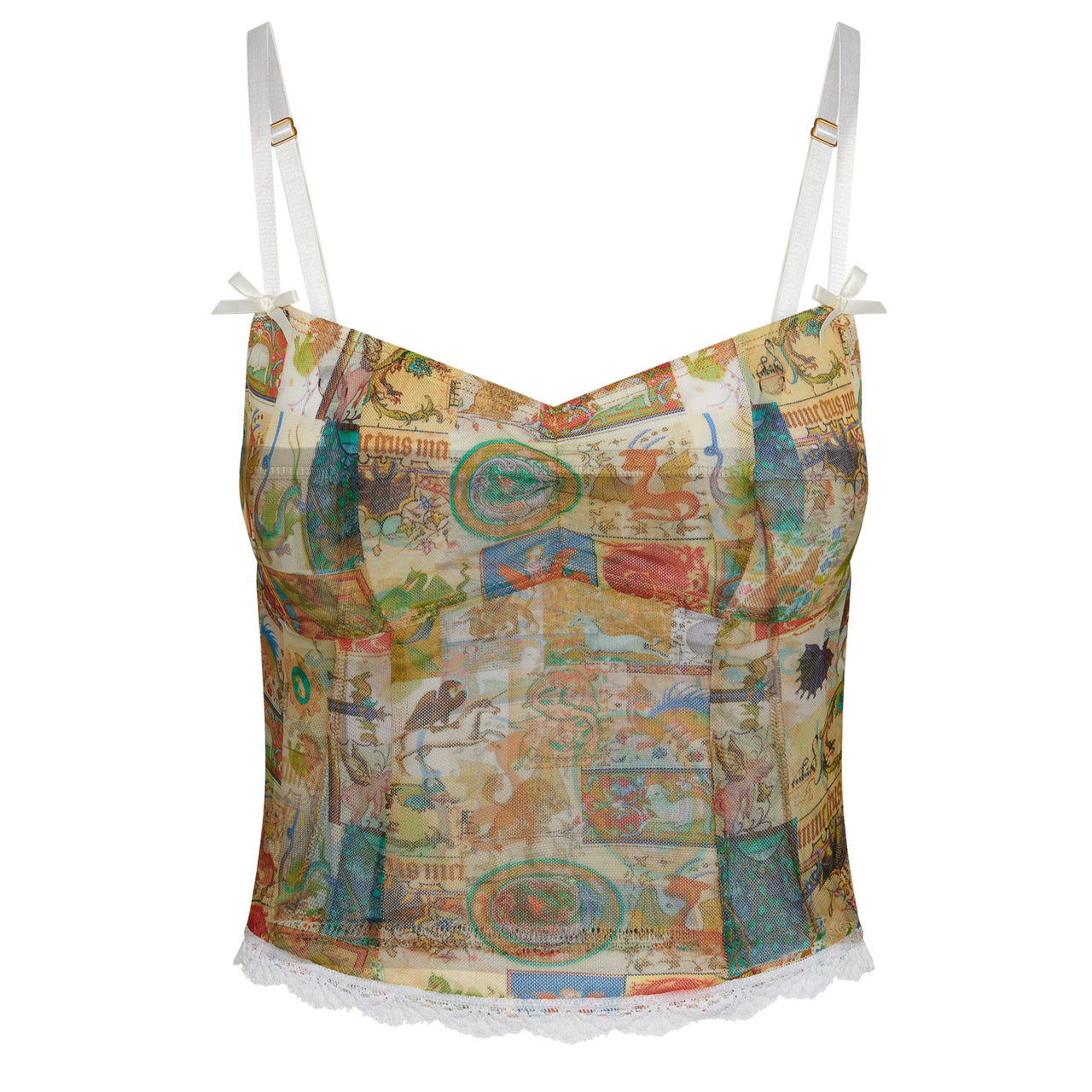 Sweetheart Neckline Bestiary Cami