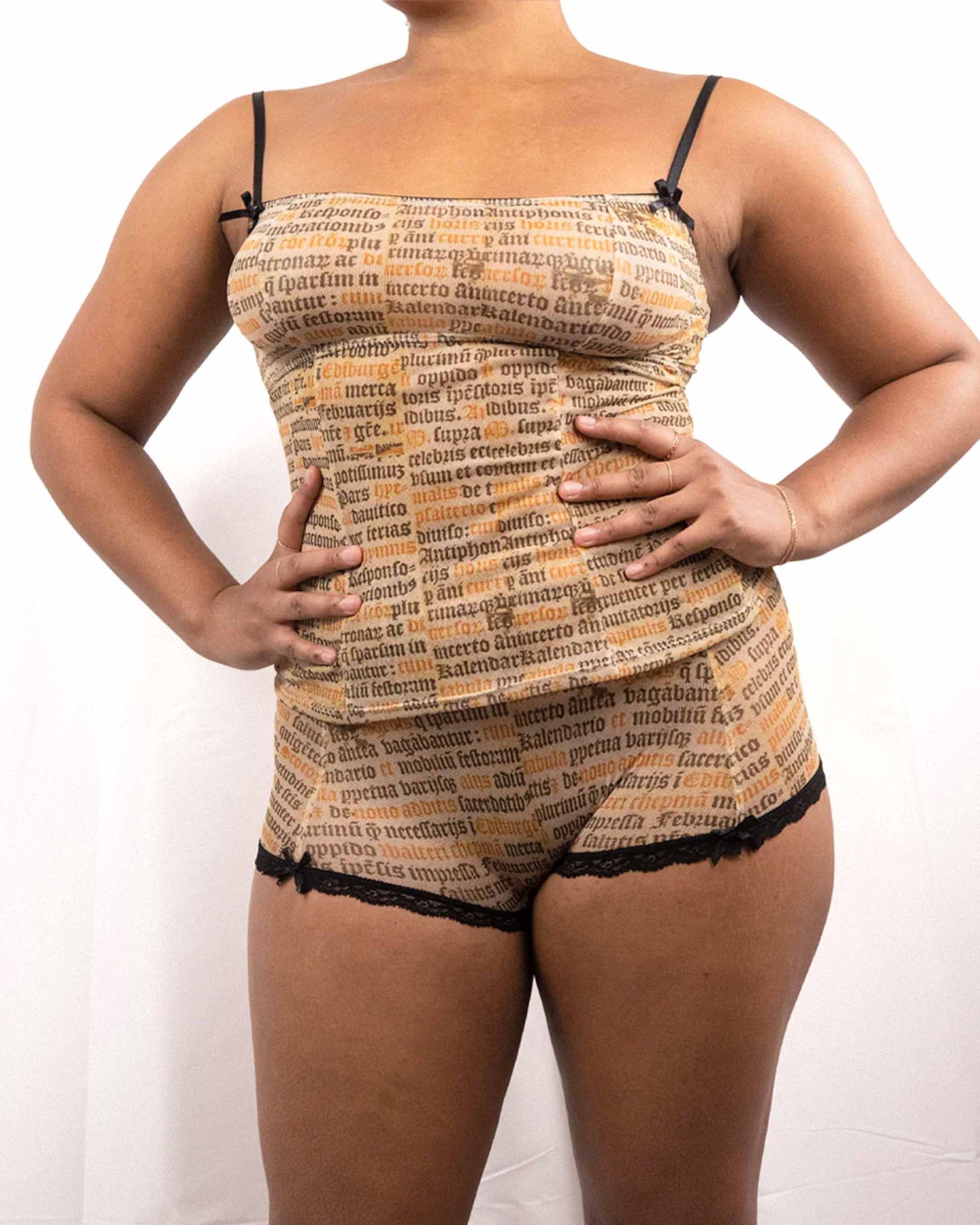 Sweetheart Neckline Scripture Cami