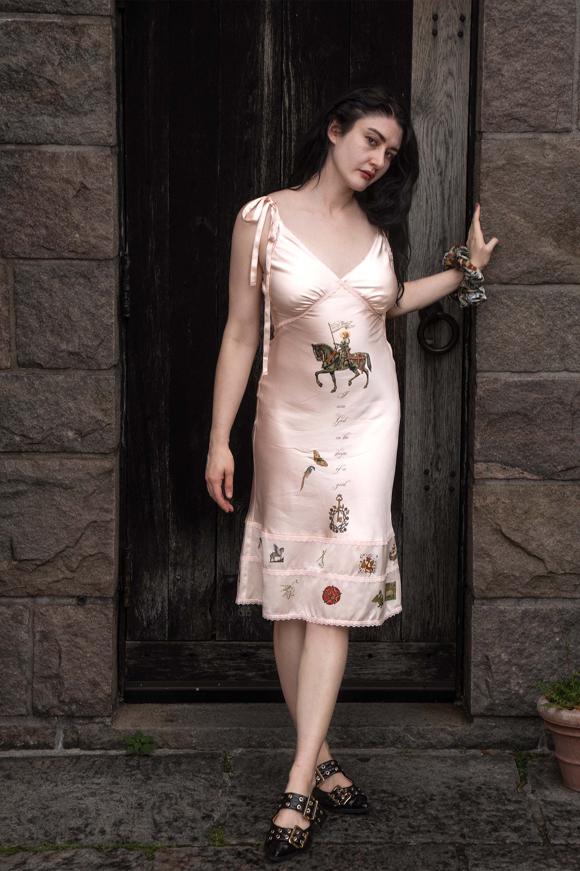 Joan of Arc Silk Slip Dress – Highly Liquid
